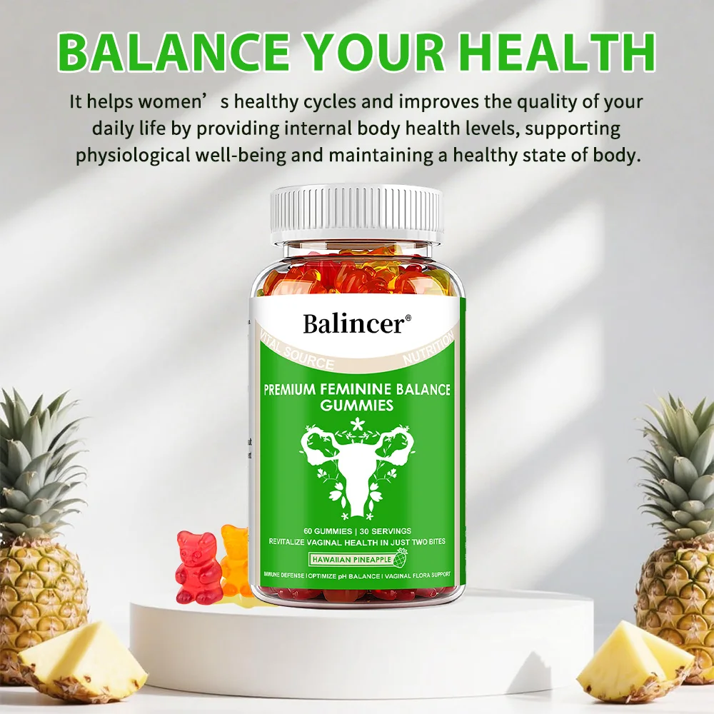 Women's Balance Gummies, Best-selling, The Perfect Gift for Caring Women, Pineapple Flavor, Support Overall Female Wellness
Women's Balance Gummies, Best-selling, The Perfect Gift for Caring Women, Pineapple Flavor, Support Overall Female Wellness