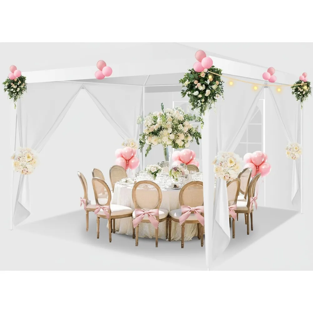 Водонепроницаемая ветрозащитная палатка для вечеринок на открытом воздухе 10x10 со съемными боковыми стенками для свадебных мероприятий-барбекю
Водонепроницаемая ветрозащитная палатка для вечеринок на открытом воздухе 10x10 со съемными боковыми стенками для свадебных мероприятий-барбекю