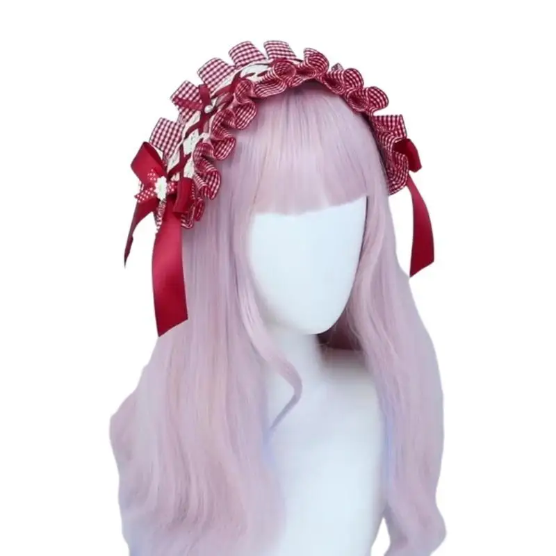 R1WE Ободок для волос в стиле Лолита для девочек с бантом, декор в виде клубничного печенья, обруч для волос
R1WE Ободок для волос в стиле Лолита для девочек с бантом, декор в виде клубничного печенья, обруч для волос