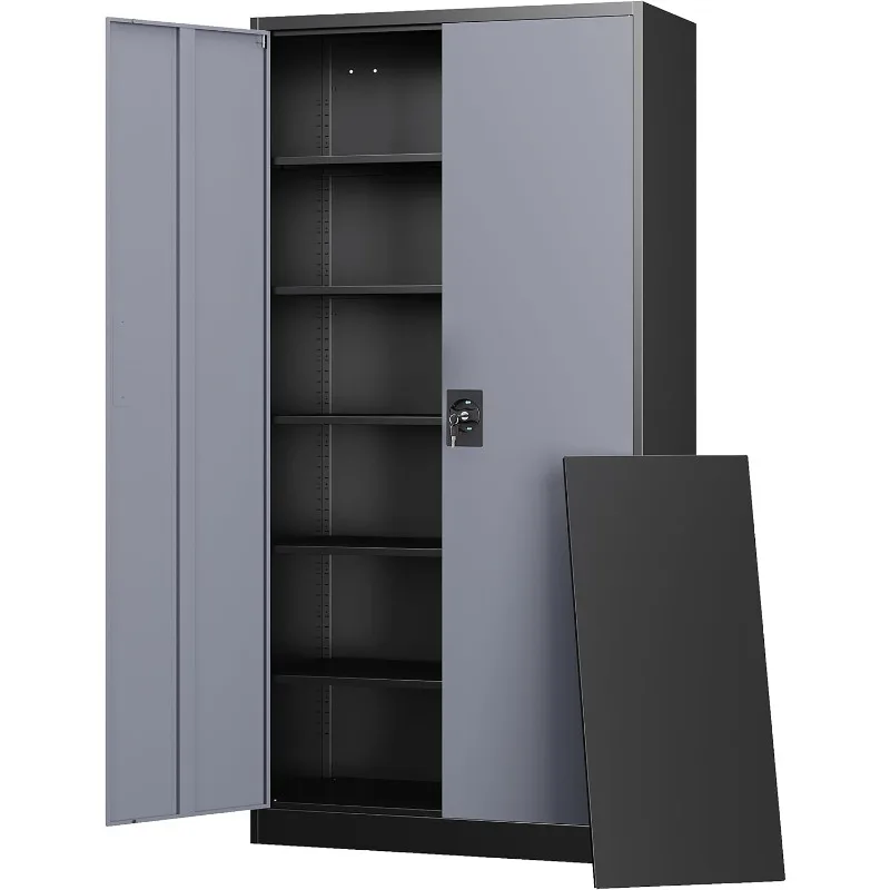 Letaya Metal Garage Storage Cabinets with Lock Door and Adjustable Shelves, Steel Tool Cabinets for Home,Office,Warehouse Organi
Letaya Metal Garage Storage Cabinets with Lock Door and Adjustable Shelves, Steel Tool Cabinets for Home,Office,Warehouse Organi