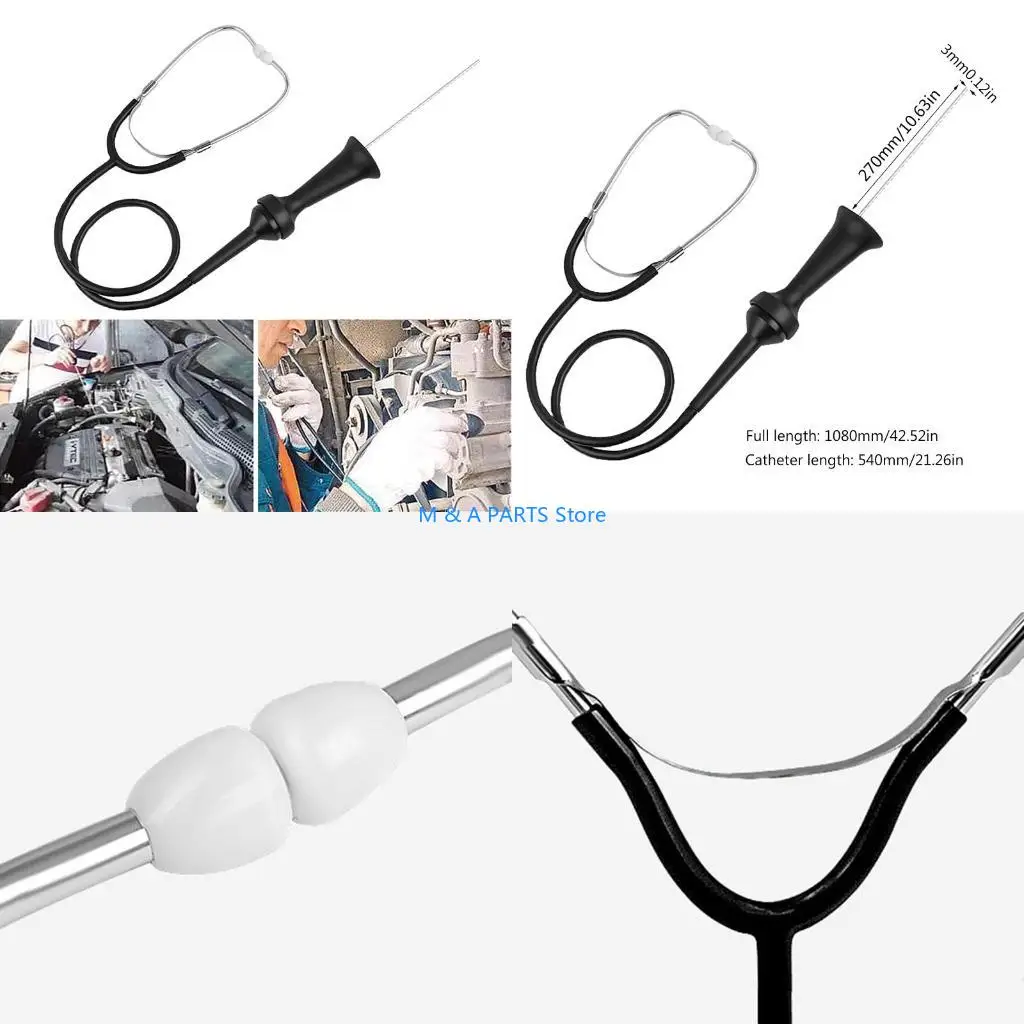 U1JF Stethoscope Noise Detector Automotive Industrial Machine Mechanics Stethoscope
U1JF Stethoscope Noise Detector Automotive Industrial Machine Mechanics Stethoscope