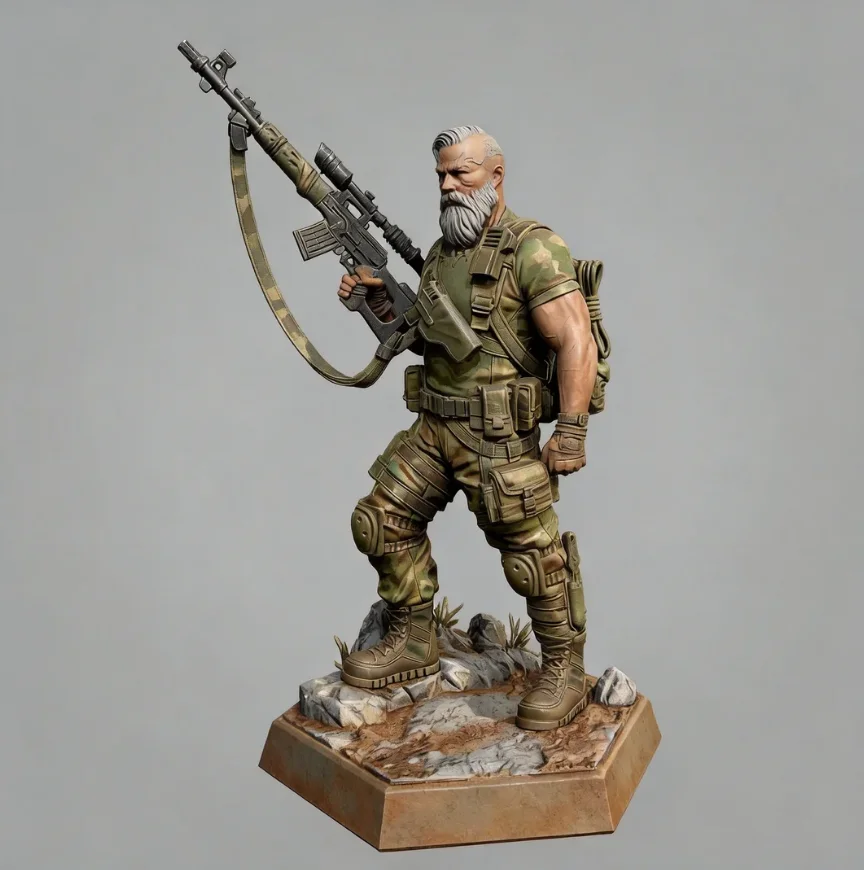 The height of man 25mm 38mm 50mm Resin model kits figure colorless and self-assembled TD-7784/3D
The height of man 25mm 38mm 50mm Resin model kits figure colorless and self-assembled TD-7784/3D