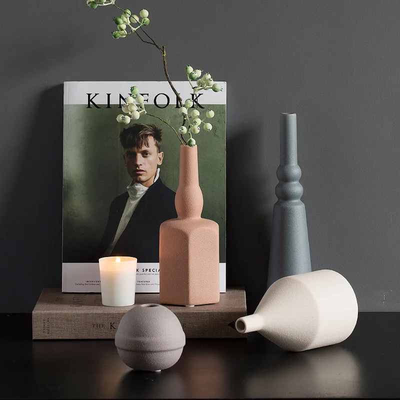 Morandi Ceramic Vase Creative Decor Small Flowerpot Nordic Style Desktop Dry Flower Arrangement
Morandi Ceramic Vase Creative Decor Small Flowerpot Nordic Style Desktop Dry Flower Arrangement