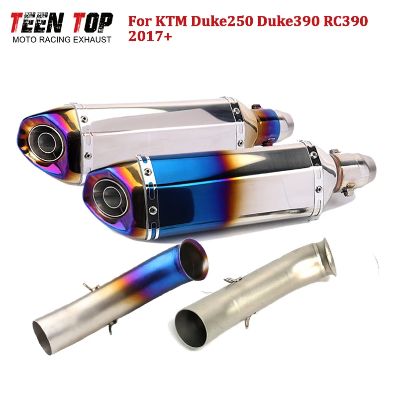 Duke 390 Escape Exhaust For KTM Duke 250 RC390 Slip-on Exhaust 2017+ 51mm Racing Elbow 370mm Muffler Duke390 Escape Moto Tube
Duke 390 Escape Exhaust For KTM Duke 250 RC390 Slip-on Exhaust 2017+ 51mm Racing Elbow 370mm Muffler Duke390 Escape Moto Tube