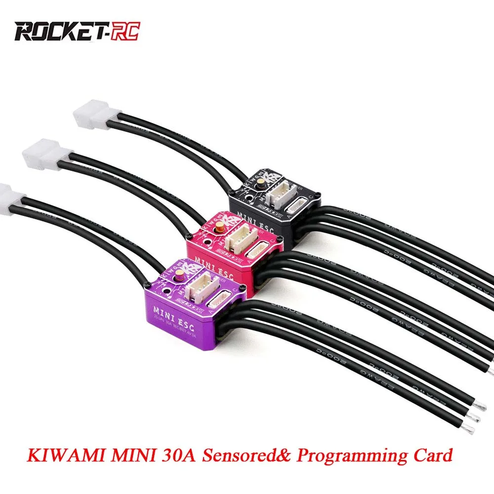 ROCKET-RC KIWAMI 30A ESC Mini1525 3500/4500/5500/6800KV Motor Sensored Brushless Combo for 1/28 1/27 Scale RC Cars Mosquito Cars
ROCKET-RC KIWAMI 30A ESC Mini1525 3500/4500/5500/6800KV Motor Sensored Brushless Combo for 1/28 1/27 Scale RC Cars Mosquito Cars