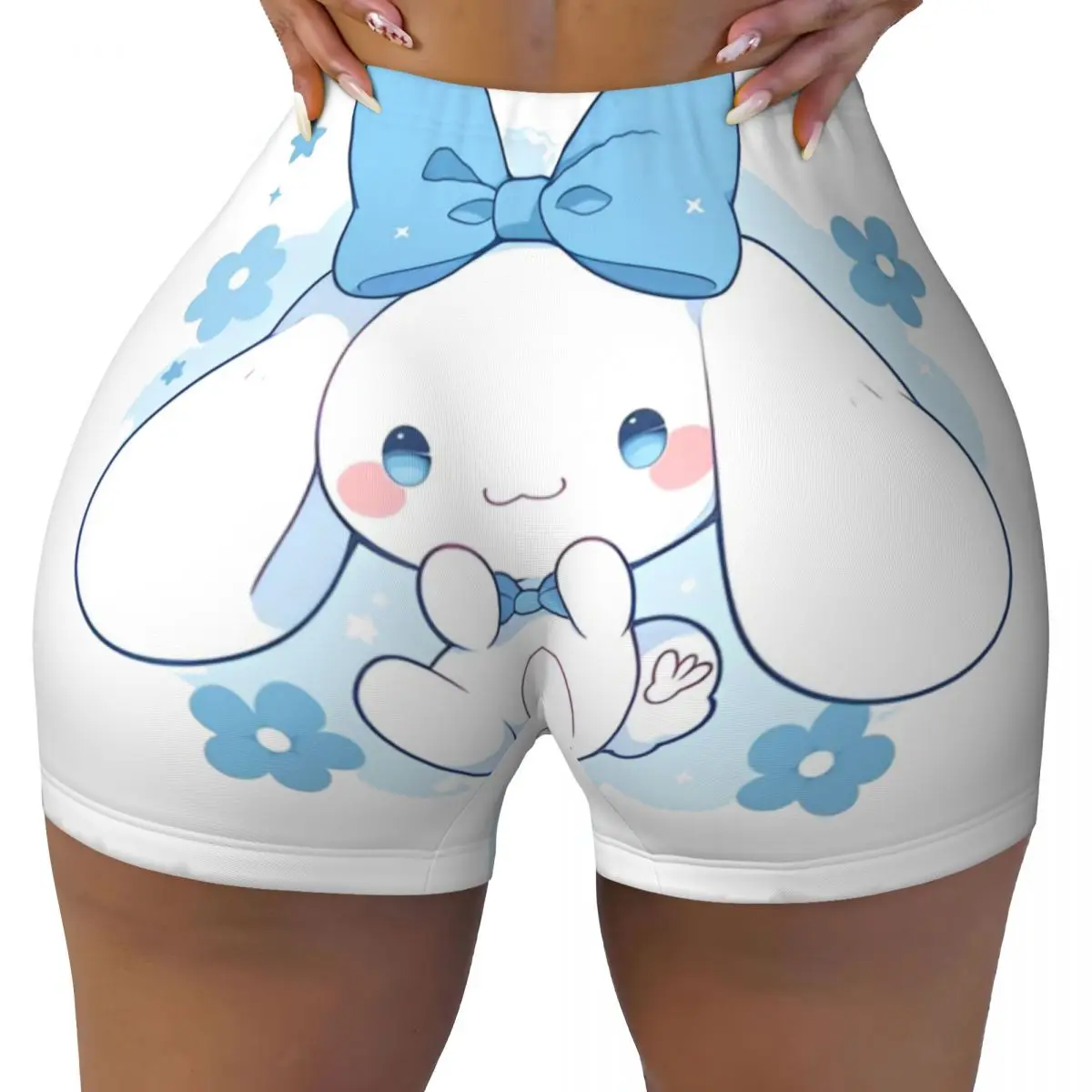 Женские узкие шорты для йоги Kawaii Cinnamoroll, шорты с высокой талией, милая тренировочная одежда с героями мультфильмов
Женские узкие шорты для йоги Kawaii Cinnamoroll, шорты с высокой талией, милая тренировочная одежда с героями мультфильмов