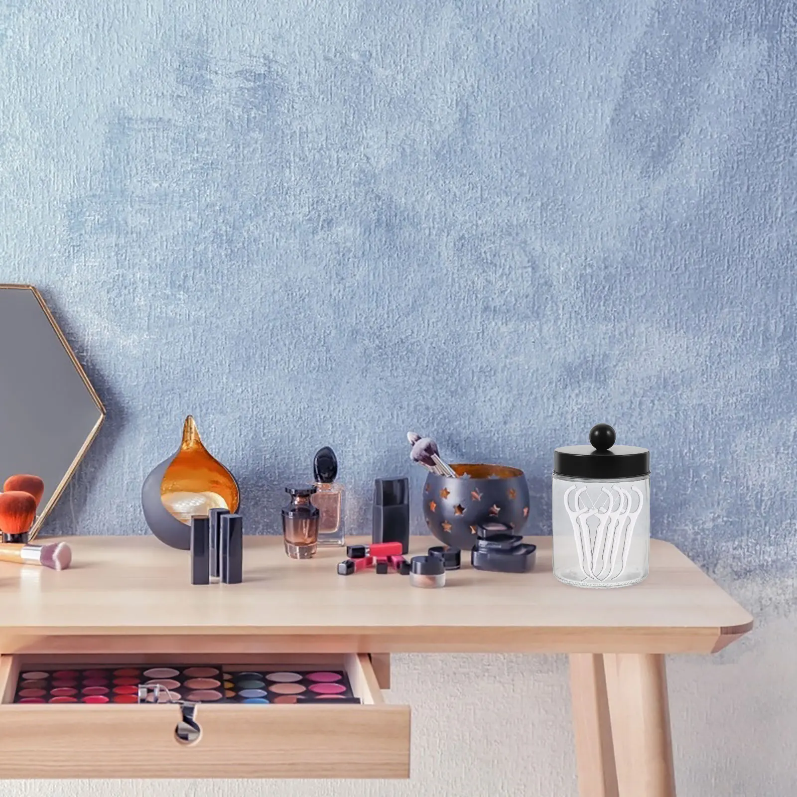 2Pcs Glass Storage Container Stainless Steel Swab Box Cotton Pad Holder Bathroom Organizer Multi Functional Decorative Jar
2Pcs Glass Storage Container Stainless Steel Swab Box Cotton Pad Holder Bathroom Organizer Multi Functional Decorative Jar