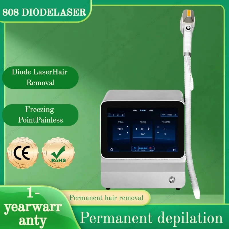 808nm Diode Laser Hair Removal instrument Permanent Freezing Point Painless Non-invasive Permanent cooling Head Painless Hair
808nm Diode Laser Hair Removal instrument Permanent Freezing Point Painless Non-invasive Permanent cooling Head Painless Hair