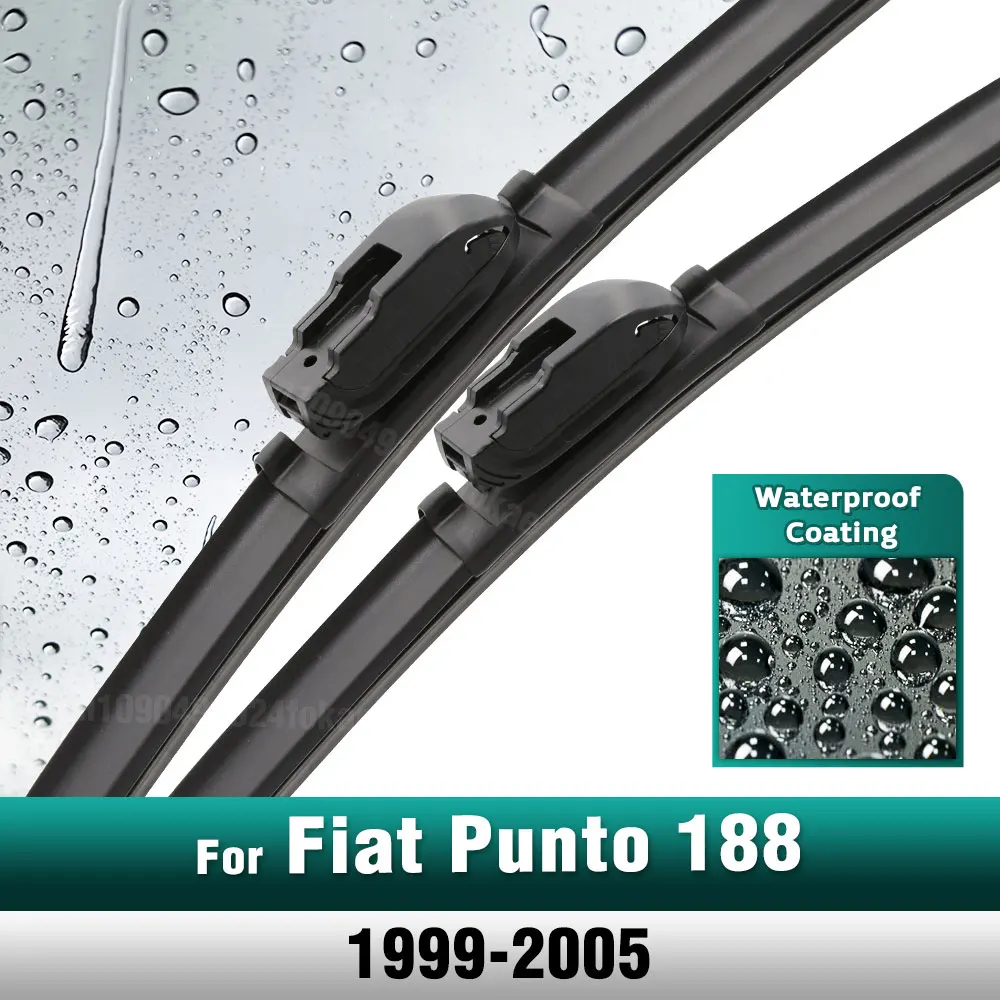 Silicone & rubber Front Wiper Blades Set For Fiat Punto 188 1999 - 2005 Windshield Windscreen Window Brush 22"+18"
Silicone & rubber Front Wiper Blades Set For Fiat Punto 188 1999 - 2005 Windshield Windscreen Window Brush 22"+18"