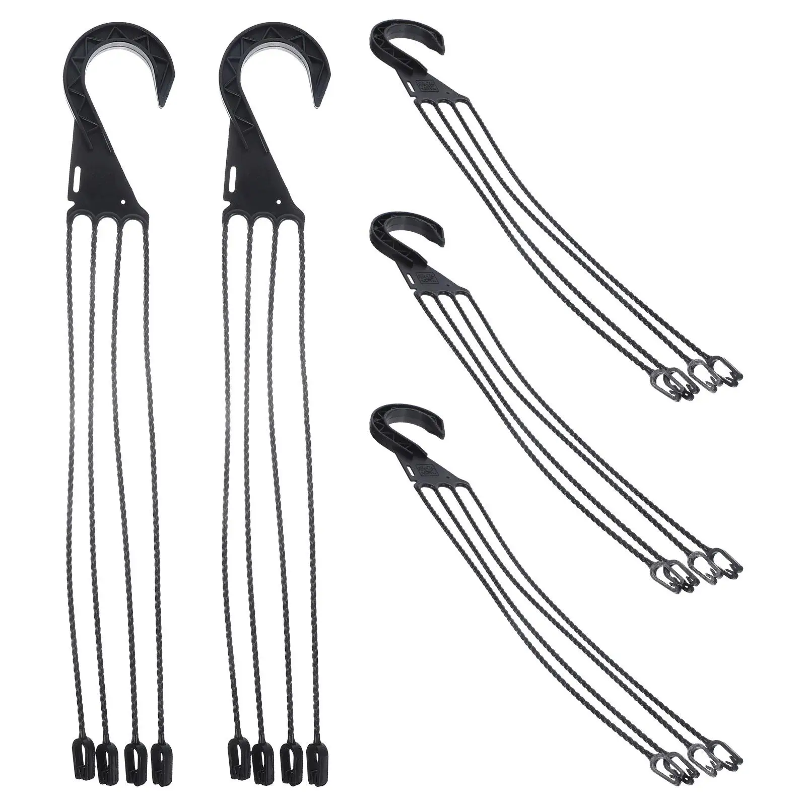 5 Pcs Hanging Flowerpot Black 45cm 4 Grab Hooks Plant Holders Sturdy Portable Flower Pot Chains Plastic Hooks For Home Balcony
5 Pcs Hanging Flowerpot Black 45cm 4 Grab Hooks Plant Holders Sturdy Portable Flower Pot Chains Plastic Hooks For Home Balcony