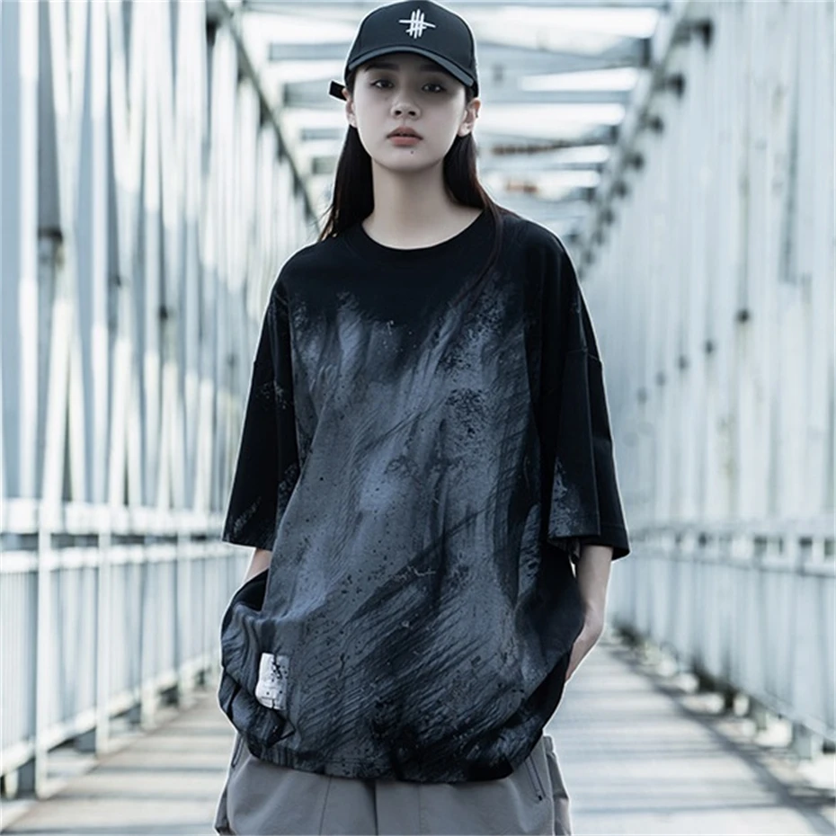 Summer Mens Tees Tops Streetwear Hip Hop Tie Dye Casual T-Shirts Men Oversized Harajuku Vintage Black Short Sleeve T Shirt Male
Summer Mens Tees Tops Streetwear Hip Hop Tie Dye Casual T-Shirts Men Oversized Harajuku Vintage Black Short Sleeve T Shirt Male
