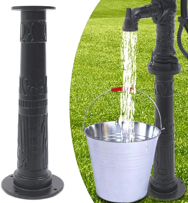 Hand Well Water Pump,Cast Iron Manual Well Pump Pitcher Pump with Ring Handle & Heightening Base,19.69Ft Max Lift,Deep Well
Hand Well Water Pump,Cast Iron Manual Well Pump Pitcher Pump with Ring Handle & Heightening Base,19.69Ft Max Lift,Deep Well