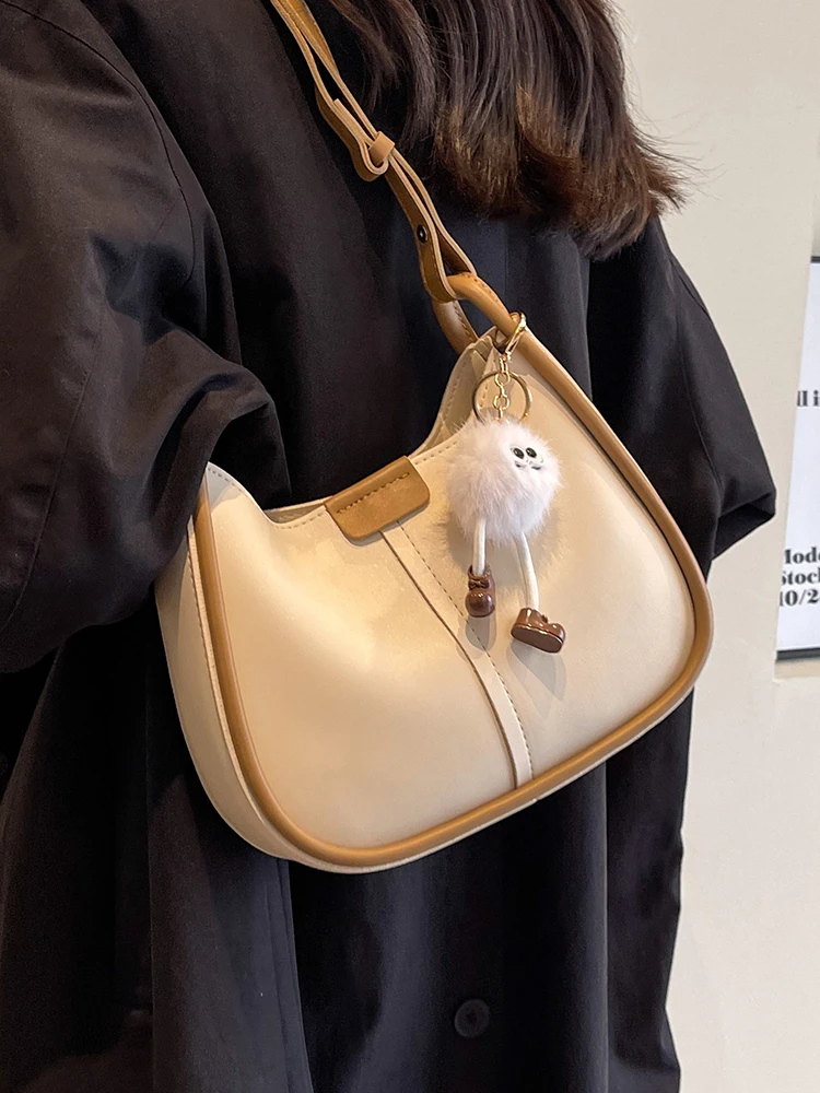 Trendy Bucket Bag Women's 2026 New Style High-End Retro Spring Summer Single Shoulder Crossbody Commuter Bag Soft PU Leather
Trendy Bucket Bag Women's 2026 New Style High-End Retro Spring Summer Single Shoulder Crossbody Commuter Bag Soft PU Leather