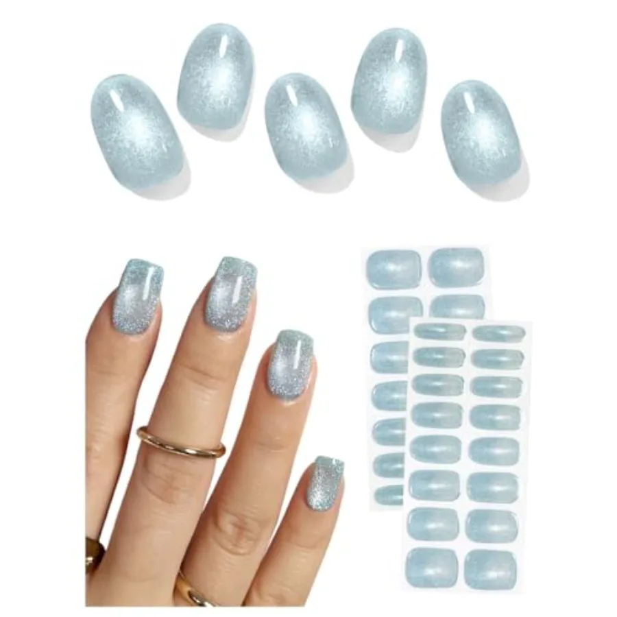Semi Cured Gel Nail Strips,30 Pcs Gel Nail Wraps, Stickers, Salon Quality, Works with Any UV Lamps
Semi Cured Gel Nail Strips,30 Pcs Gel Nail Wraps, Stickers, Salon Quality, Works with Any UV Lamps