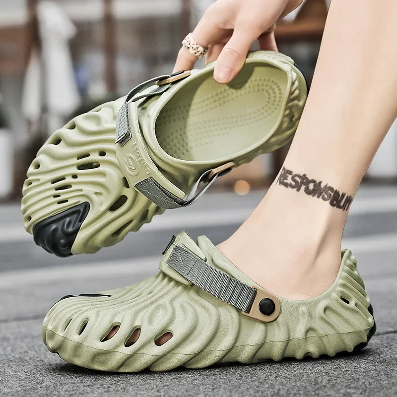 Summer Men's Sandals Breathable Garden Shoes Lovers Casual Beach Shoes Hollow Out Non Slip Outdoor Shoes Driving Plus Size 46
Summer Men's Sandals Breathable Garden Shoes Lovers Casual Beach Shoes Hollow Out Non Slip Outdoor Shoes Driving Plus Size 46