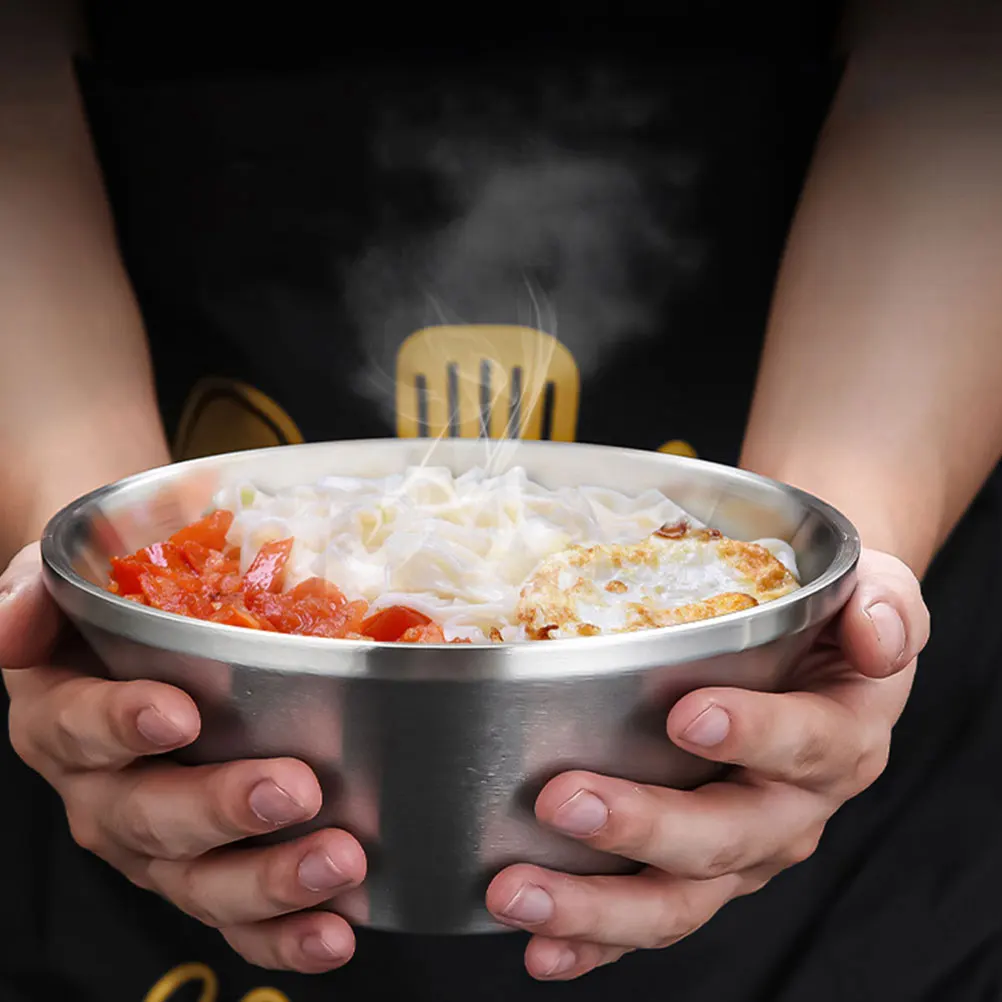 Stainless Steel Ice Cream Bowl Salad Mixing Bowls Smoothie Dessert Bowls Creative Serving Metal Container Fruit Soup
Stainless Steel Ice Cream Bowl Salad Mixing Bowls Smoothie Dessert Bowls Creative Serving Metal Container Fruit Soup