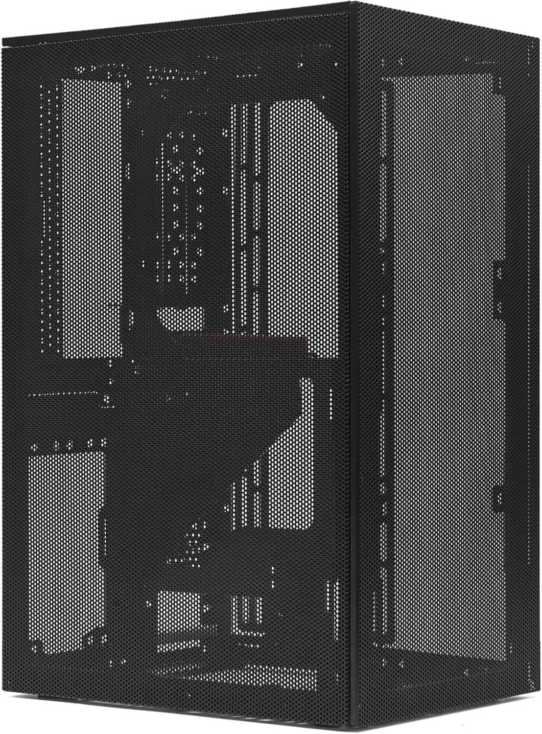 Mini-ITX Gaming PC Case 15L SFF Full Mesh Panel with PCIE 5.0 Riser, Compatible ATX MB/RTX 5090/280mm AIO, USB Type-C
Mini-ITX Gaming PC Case 15L SFF Full Mesh Panel with PCIE 5.0 Riser, Compatible ATX MB/RTX 5090/280mm AIO, USB Type-C