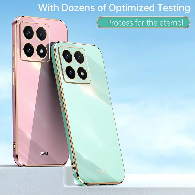 Luxury square plating phone case For Xiaomi 14T Pro 5G 14 T Xiomi 14tPro shockproof soft TPU Cases silicone back cover fundas XM
Luxury square plating phone case For Xiaomi 14T Pro 5G 14 T Xiomi 14tPro shockproof soft TPU Cases silicone back cover fundas XM