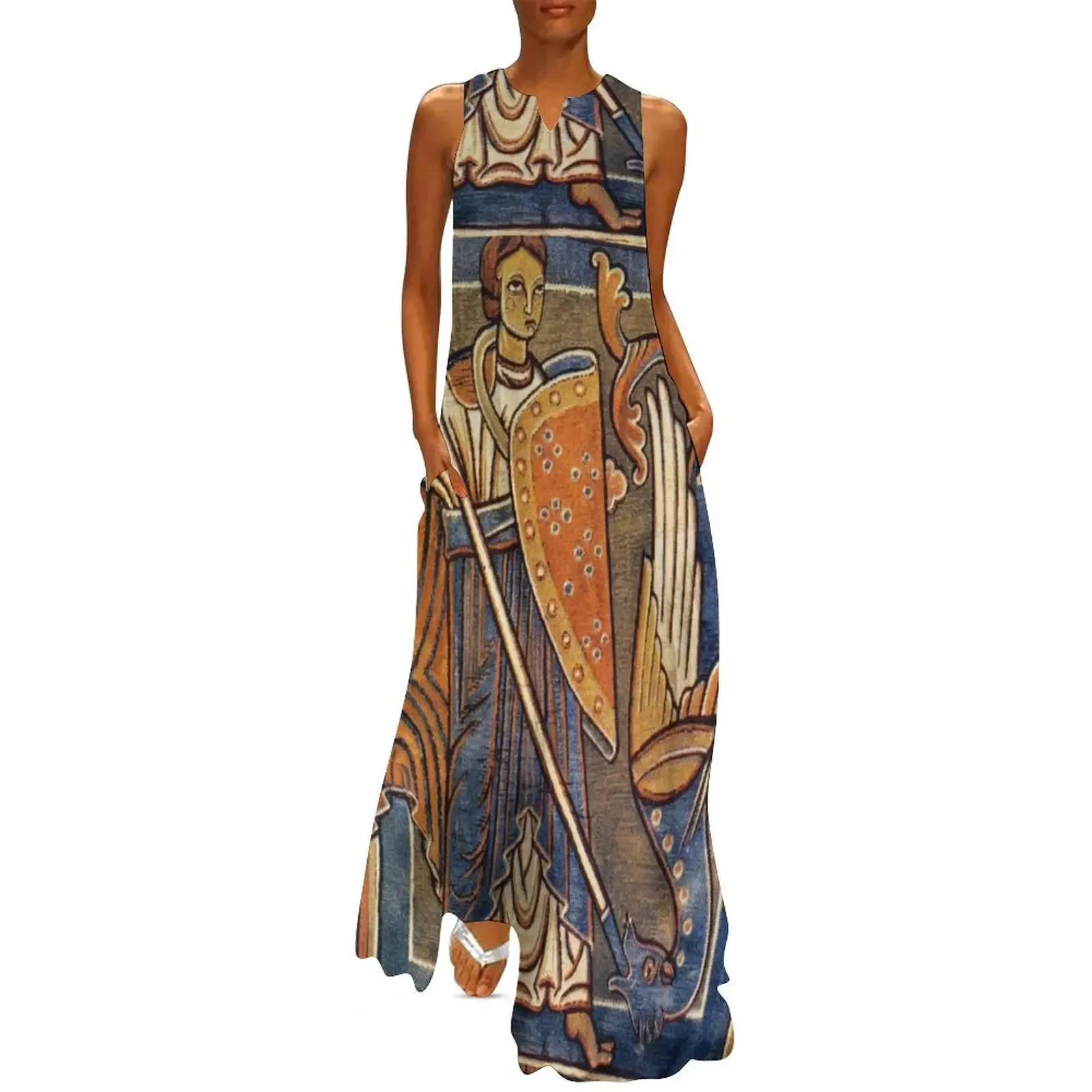 ST. MICHAEL ARCHANGEL WITH DRAGON Antique Tapestry Long Dress birthday dress for women dresses for woman Dress
ST. MICHAEL ARCHANGEL WITH DRAGON Antique Tapestry Long Dress birthday dress for women dresses for woman Dress