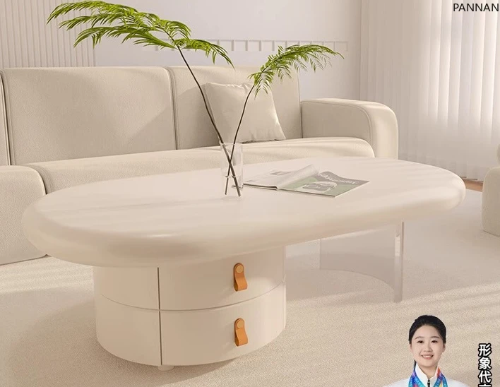 French coffee table cream style high-end acrylic suspension minimalist oval coffee table
French coffee table cream style high-end acrylic suspension minimalist oval coffee table