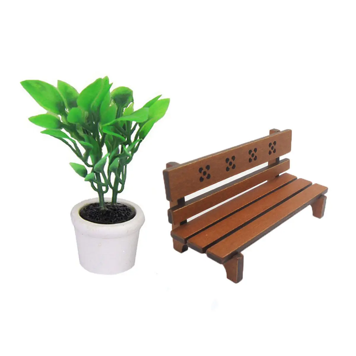 Mini Wooden Garden Bench Brown Stylish Mini Bench for Miniature House Landscape Yard Living Room Decoration Miniature Furniture
Mini Wooden Garden Bench Brown Stylish Mini Bench for Miniature House Landscape Yard Living Room Decoration Miniature Furniture