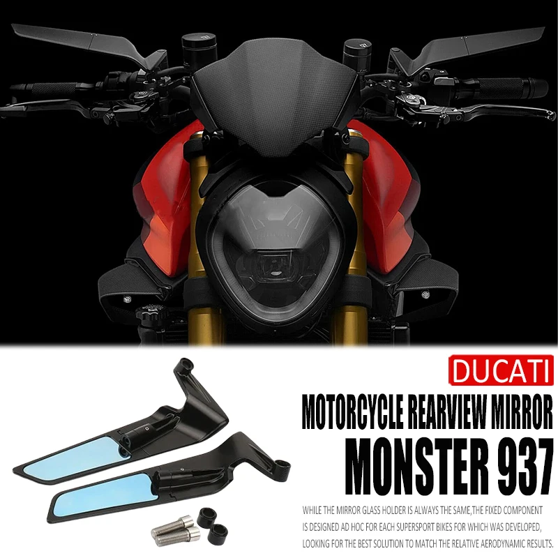 For Ducati Monster 937 SP 2021 2022 2023 Streetfighter V4 S V4S V2 Motorcycle Rearview Mirror 360° Adjustable Rear View Mirrors
For Ducati Monster 937 SP 2021 2022 2023 Streetfighter V4 S V4S V2 Motorcycle Rearview Mirror 360° Adjustable Rear View Mirrors