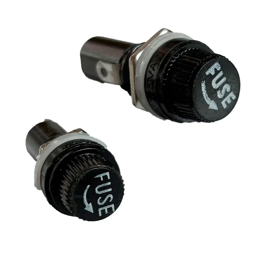 1PCS BLX 5*20 6*30MM Fuse Safety Tube Seat Black Knob Seat PCB 5x20mm Fuse Socket 6x30 The Base
1PCS BLX 5*20 6*30MM Fuse Safety Tube Seat Black Knob Seat PCB 5x20mm Fuse Socket 6x30 The Base