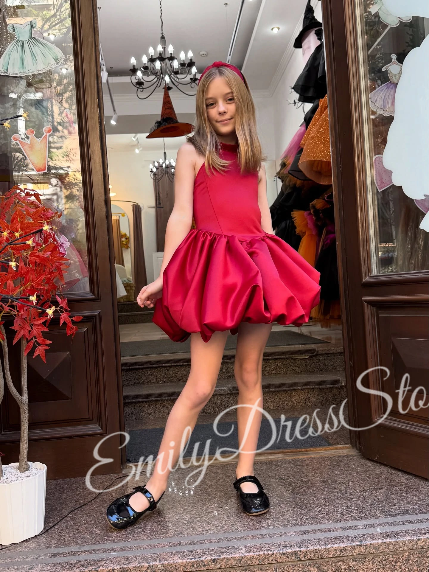 Customized Wine Red Flower Girl Dress For Wedding Satin Puffy 2026 Baby Christmas Gift Kids Birthday First Communion Ball Gown
Customized Wine Red Flower Girl Dress For Wedding Satin Puffy 2026 Baby Christmas Gift Kids Birthday First Communion Ball Gown