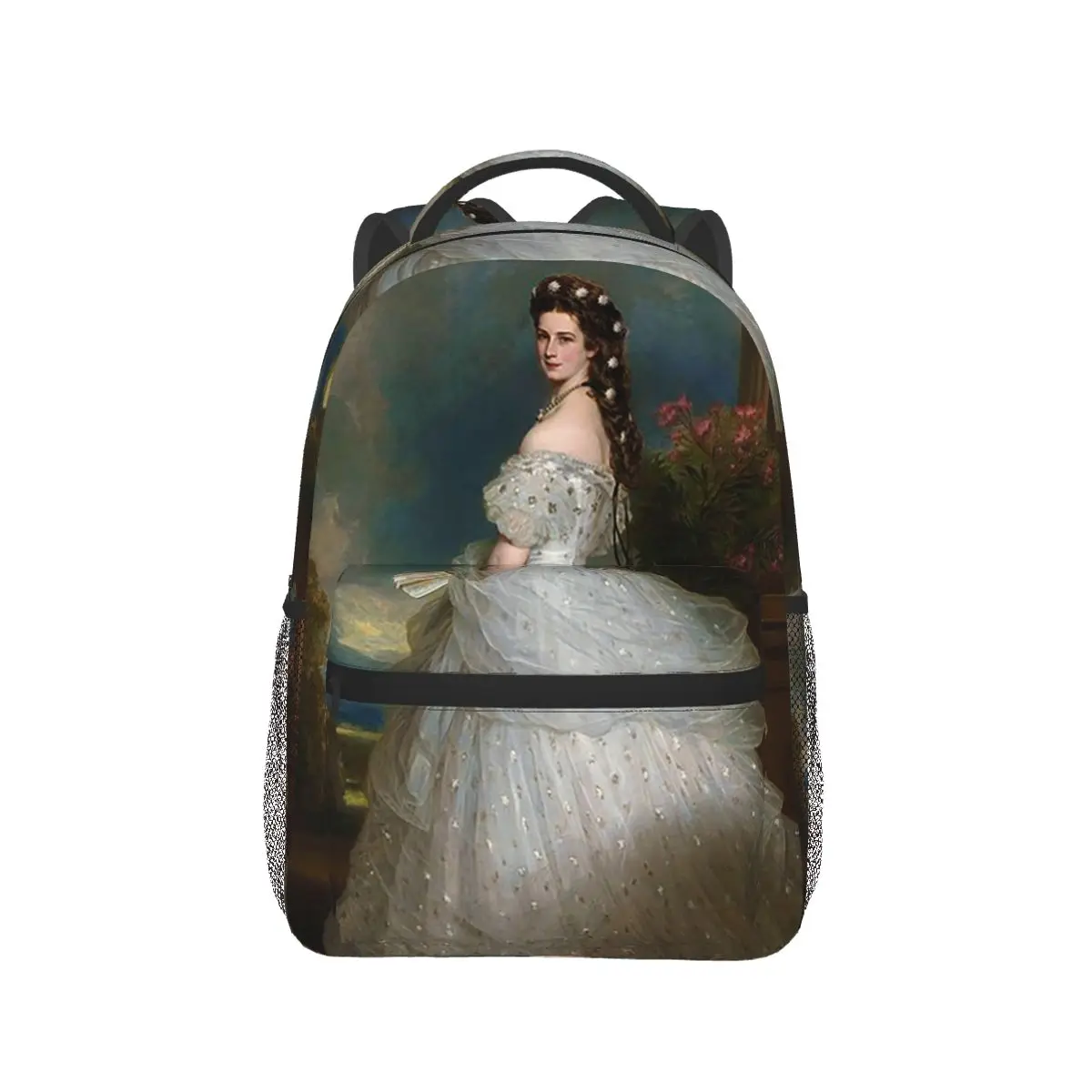 Portrait Of Empress Elisabeth Of Austria Backpack Hot Sale Daypack Large Capacity BookBag School Bag Shoulder Bags for Men Women
Portrait Of Empress Elisabeth Of Austria Backpack Hot Sale Daypack Large Capacity BookBag School Bag Shoulder Bags for Men Women