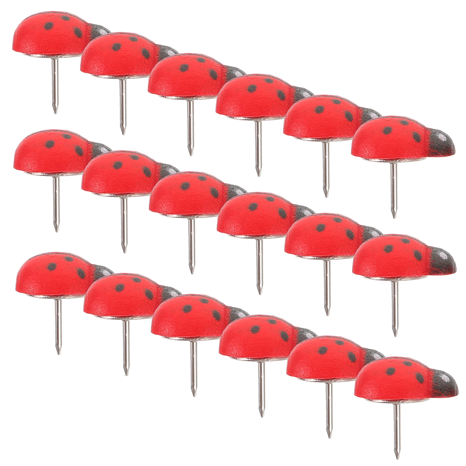 50 Pcs Bee Shaped Thumb Tacks ABS Iron Material Practical Pushpins for Boards Maps Decor Accessories Bright Color
50 Pcs Bee Shaped Thumb Tacks ABS Iron Material Practical Pushpins for Boards Maps Decor Accessories Bright Color