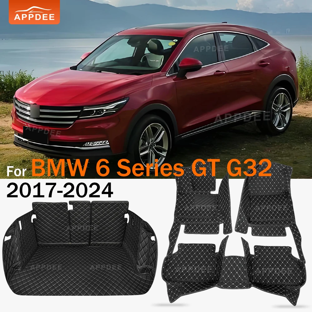 Автомобильные коврики APPDEE для BMW 6 серии GT G32 2017-2024, 5-местные, коврики в багажник, подкладки для ног, аксессуары для интерьера
Автомобильные коврики APPDEE для BMW 6 серии GT G32 2017-2024, 5-местные, коврики в багажник, подкладки для ног, аксессуары для интерьера