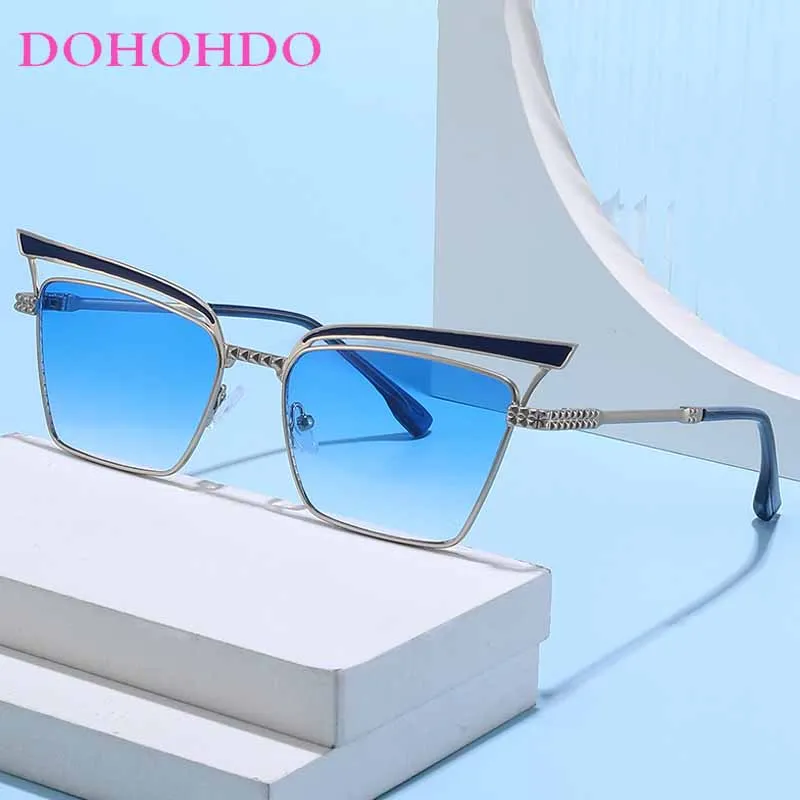 New Fashion Metal Hollow Out Cat Eye Sunglasses Men Women Luxury Designer Eyewear Street Photography Driving Shades Ladies UV400
New Fashion Metal Hollow Out Cat Eye Sunglasses Men Women Luxury Designer Eyewear Street Photography Driving Shades Ladies UV400