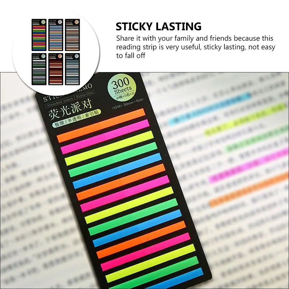 6 set Colored Sticky Tabs Reading Strips For Books Annotation Highlighter Stickers Page Marker Office School Supplies Notebook
6 set Colored Sticky Tabs Reading Strips For Books Annotation Highlighter Stickers Page Marker Office School Supplies Notebook
