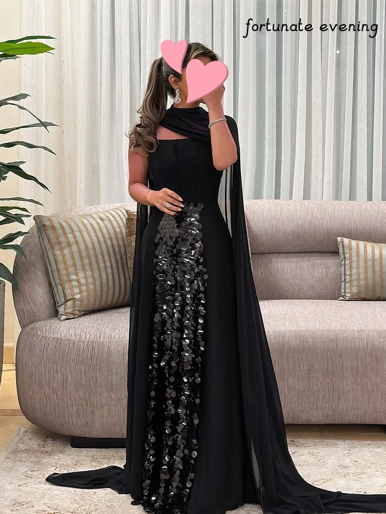Fortunate Evening Elegant Vintage Sweet Sexy Black Mermaid Sequins Chiffon Formal Occasion Prom Dress Evening Party Gowns
Fortunate Evening Elegant Vintage Sweet Sexy Black Mermaid Sequins Chiffon Formal Occasion Prom Dress Evening Party Gowns
