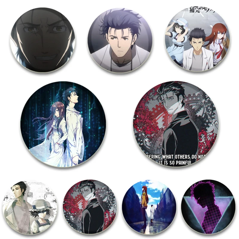 58mm Rintaro Okabe Anime Figures Pins Cartoon Badges Cosplay Handmade Tinplate Brooch for Backpack Clothes Chest Ornament Gifts
58mm Rintaro Okabe Anime Figures Pins Cartoon Badges Cosplay Handmade Tinplate Brooch for Backpack Clothes Chest Ornament Gifts