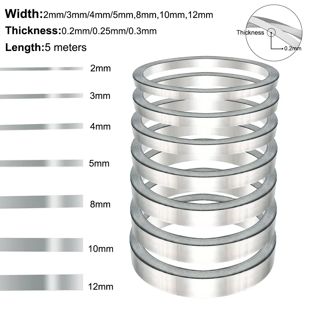 5m Nichrome Flat Strip Sealer Vacuum Machine Heating Sheet Nichrome Flat Strip Heating Strip Nichrome Foil Welding Strip
5m Nichrome Flat Strip Sealer Vacuum Machine Heating Sheet Nichrome Flat Strip Heating Strip Nichrome Foil Welding Strip