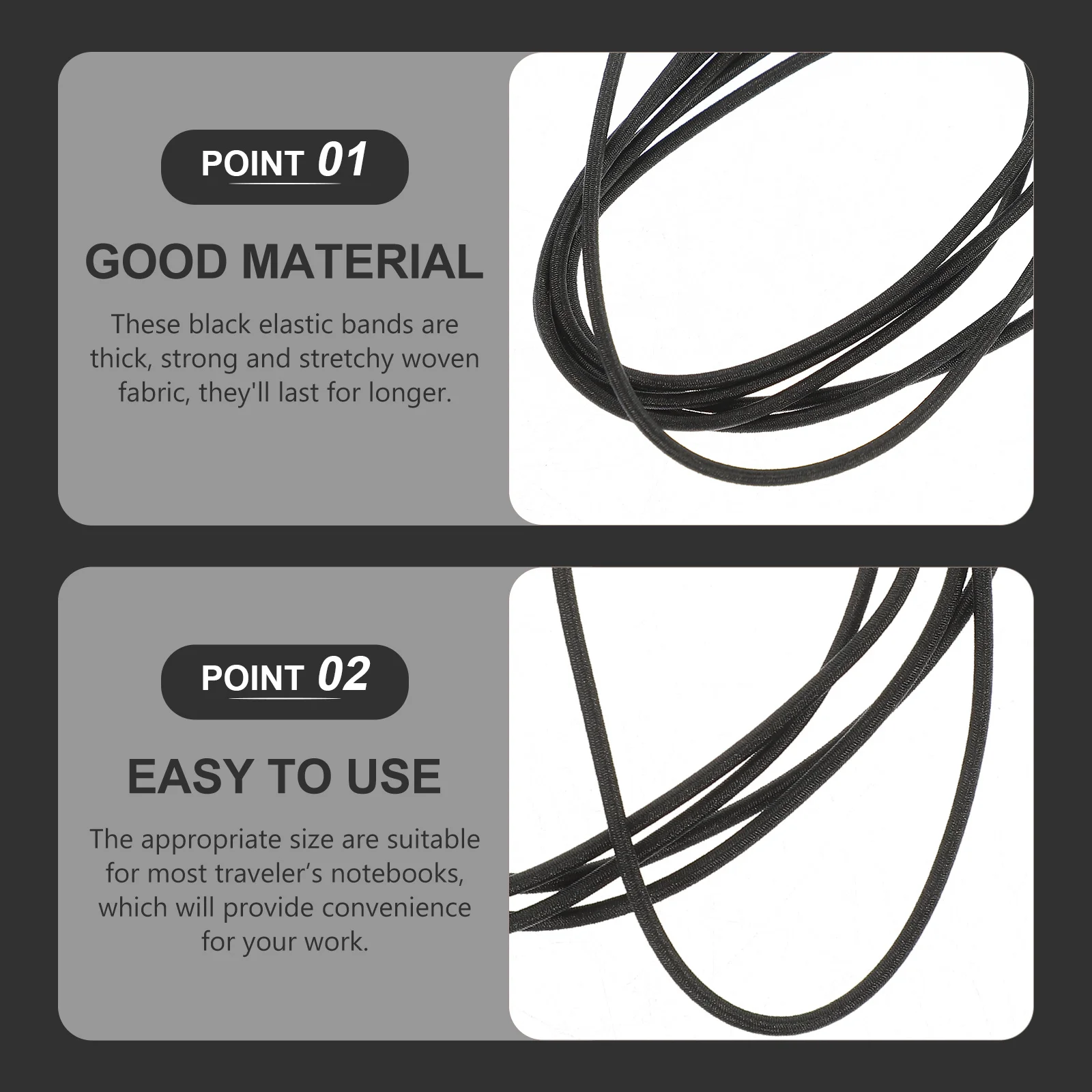 4pcs Black Elastic Bands For A5 Notebooks Heavy Duty Nylon With Metal Buckle Diy Hand Account Accessories Replacement
4pcs Black Elastic Bands For A5 Notebooks Heavy Duty Nylon With Metal Buckle Diy Hand Account Accessories Replacement
