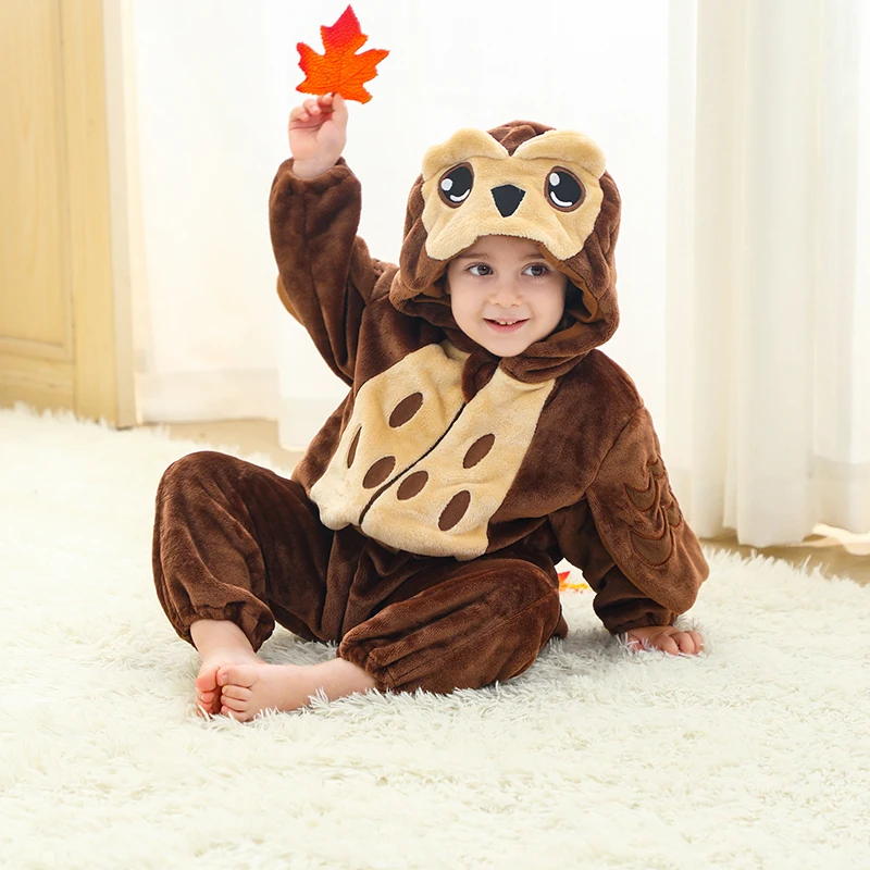 Halloween Baby Clothes Fluffy Warm Thicken Jumpsuits Baby Cute Owl Costume Hooded Onesie Baby Boy Girl Clothes Cosplay Outfit
Halloween Baby Clothes Fluffy Warm Thicken Jumpsuits Baby Cute Owl Costume Hooded Onesie Baby Boy Girl Clothes Cosplay Outfit