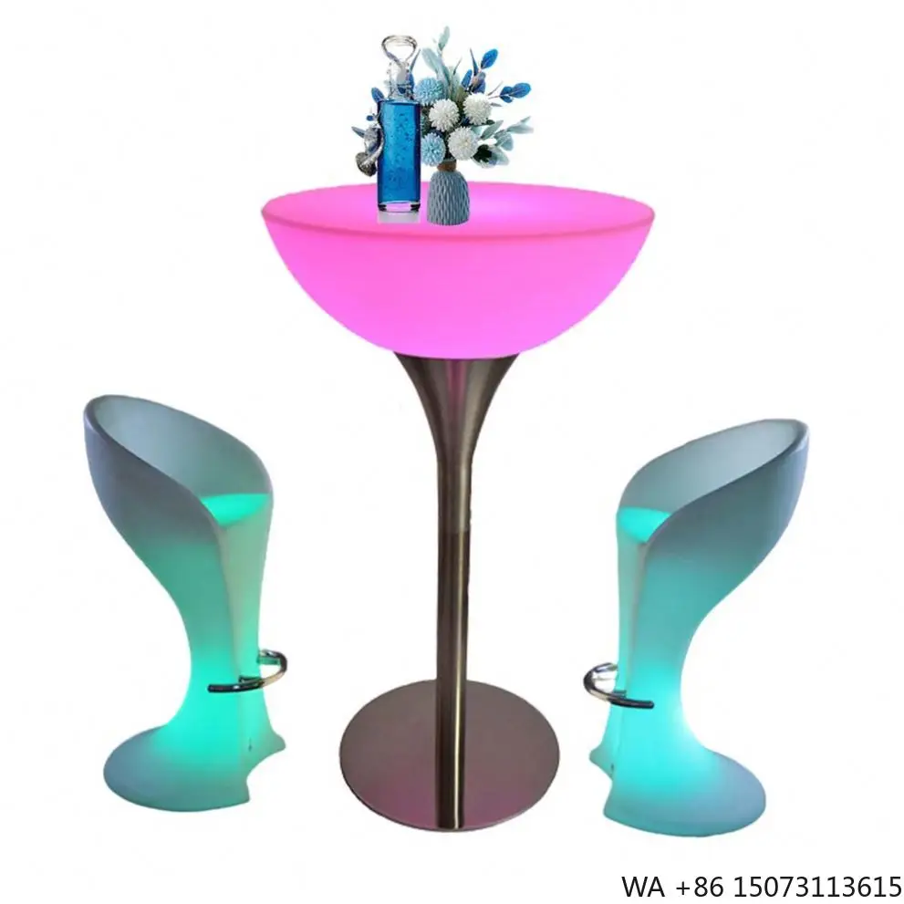 16 Colors Changing Rechargeable Remote Control Battery Powered Illuminated Round LED Bar Table for Party Event
16 Colors Changing Rechargeable Remote Control Battery Powered Illuminated Round LED Bar Table for Party Event