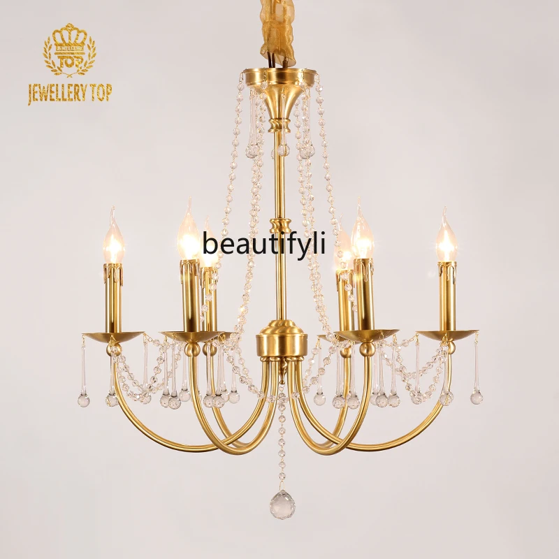 CXH Copper Restaurant Retro Study European Luxury Crystal Creative Simple Lamps
CXH Copper Restaurant Retro Study European Luxury Crystal Creative Simple Lamps
