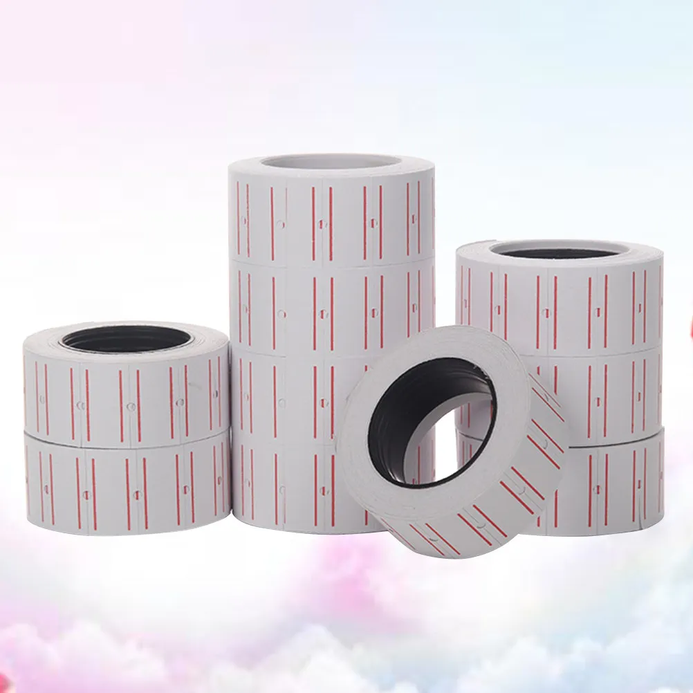 10 Rolls Paper Price Tag Label for Supermarket Fruit Store Food Store Line Clear Printable Adhesive
10 Rolls Paper Price Tag Label for Supermarket Fruit Store Food Store Line Clear Printable Adhesive