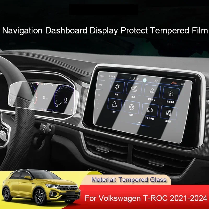 For Volkswagen T-ROC 2021-2024 Car GPS Navigation Screen Protect Tempered Film Auto Dashboard Display Sticker Accessories
For Volkswagen T-ROC 2021-2024 Car GPS Navigation Screen Protect Tempered Film Auto Dashboard Display Sticker Accessories