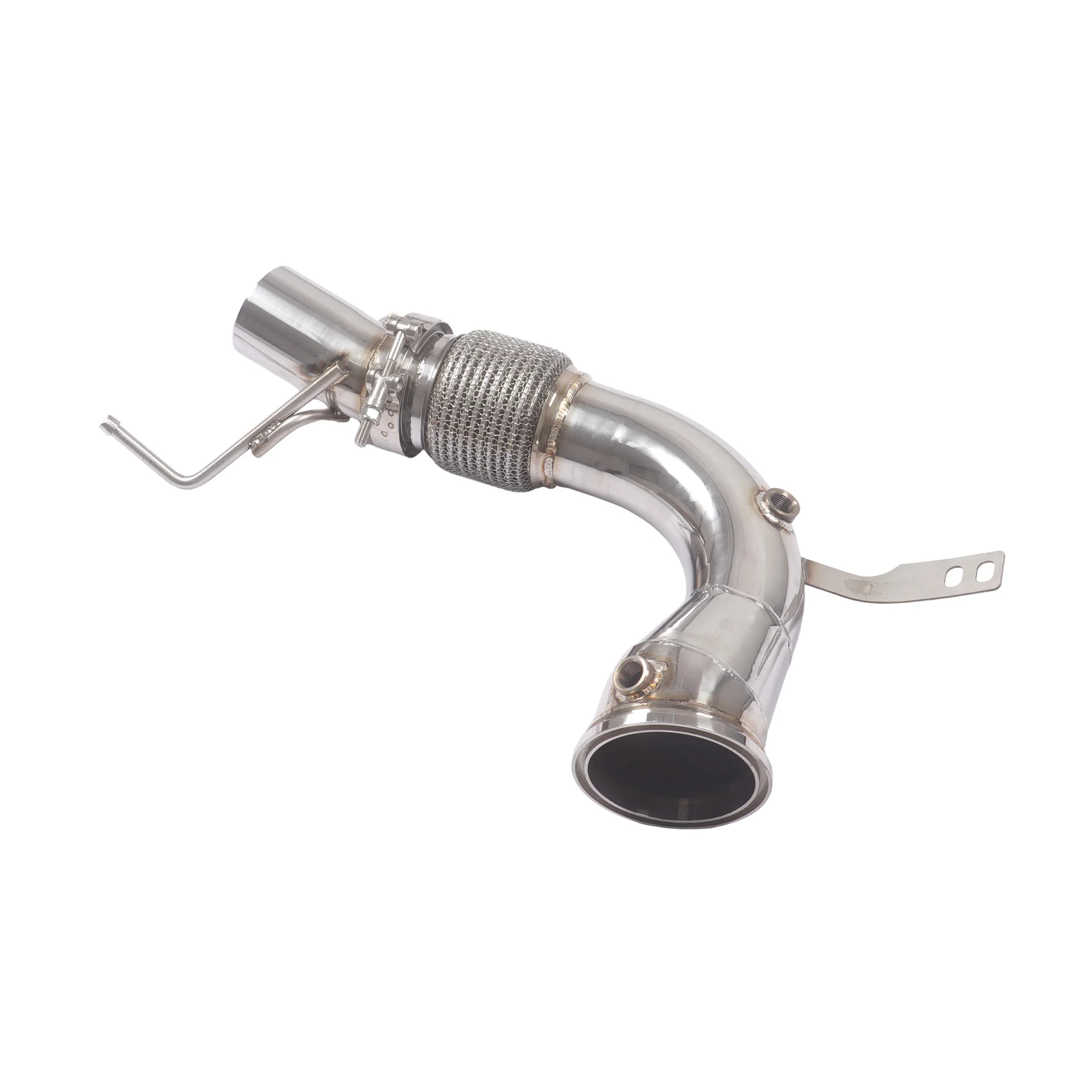 YT SS304 Straight-Through Downpipe with Mid-Pipe Adapter Sleeve (Polished Finish) for MINI 2.0T B48
YT SS304 Straight-Through Downpipe with Mid-Pipe Adapter Sleeve (Polished Finish) for MINI 2.0T B48