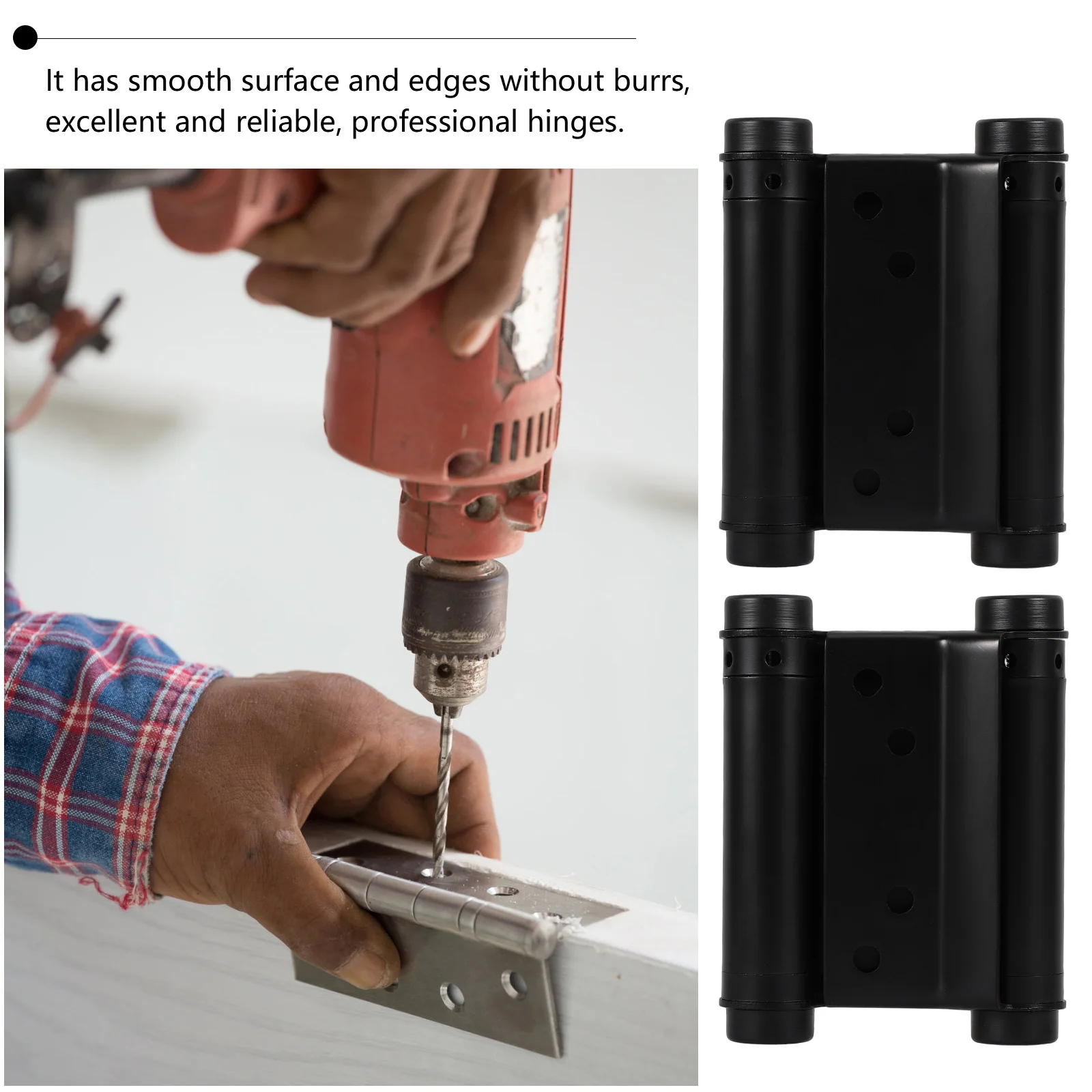2Pcs 3 Inch Stainless Steel Automatic Closing Hinge Double Swing Saloon Door Hinges Heavy Duty Gate Hinges
2Pcs 3 Inch Stainless Steel Automatic Closing Hinge Double Swing Saloon Door Hinges Heavy Duty Gate Hinges