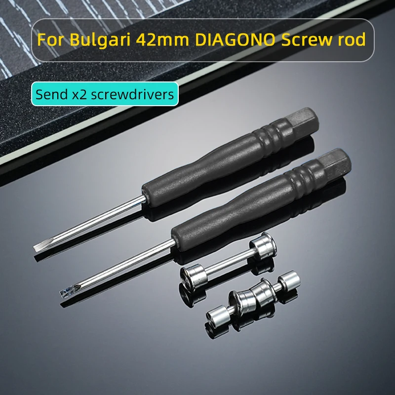 Аксессуары для концевых звеньев ремня для диаметром 42 мм DIAGONO Bulgari 101880 DG42BSSDCH 102060 101879, винтовой стержень, стержень из нержавеющей стали
Аксессуары для концевых звеньев ремня для диаметром 42 мм DIAGONO Bulgari 101880 DG42BSSDCH 102060 101879, винтовой стержень, стержень из нержавеющей стали