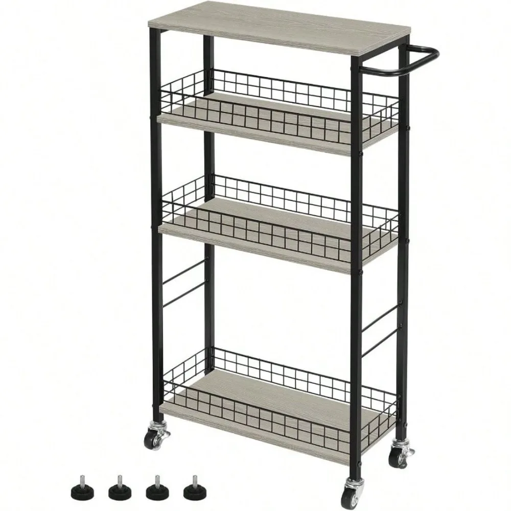 4 Tier Narrow Kitchen Rolling Cart With Wooden Tabletop Mobile Utility Stand On Wheels Bathroom Laundry Narrow
4 Tier Narrow Kitchen Rolling Cart With Wooden Tabletop Mobile Utility Stand On Wheels Bathroom Laundry Narrow