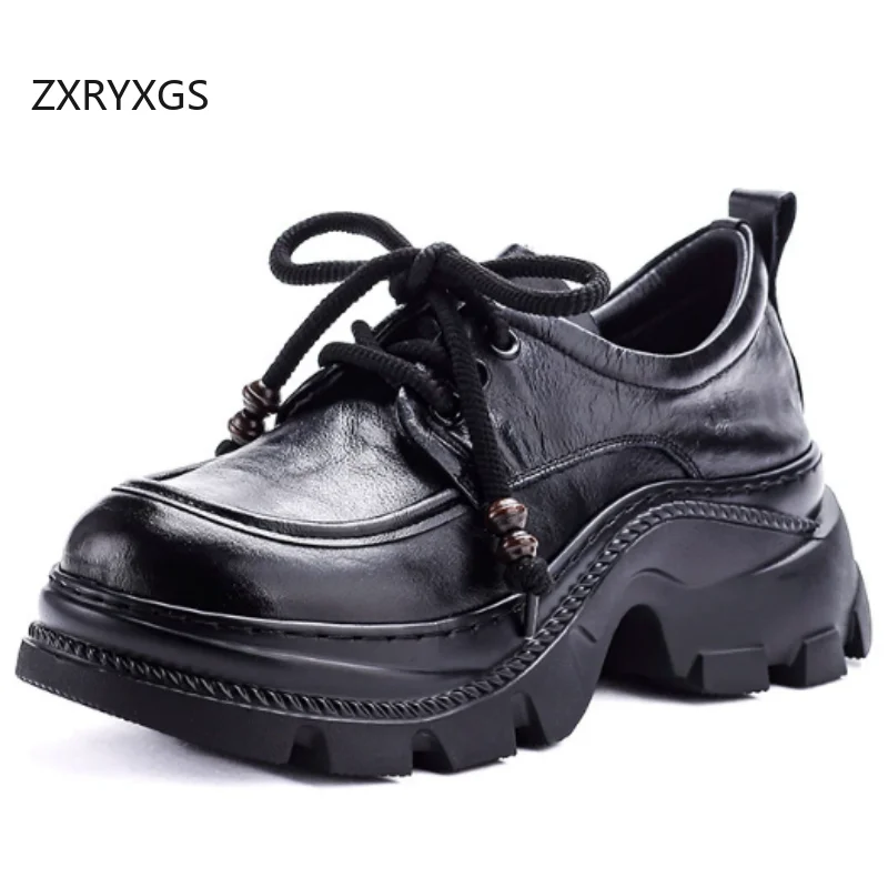 ZXRYXGS/2026, новые туфли из воловьей кожи с верхним слоем, женские туфли с круглым носком, на шнуровке, на толстой подошве, нескользящая легкая обувь на высоком каблуке Tide
ZXRYXGS/2026, новые туфли из воловьей кожи с верхним слоем, женские туфли с круглым носком, на шнуровке, на толстой подошве, нескользящая легкая обувь на высоком каблуке Tide