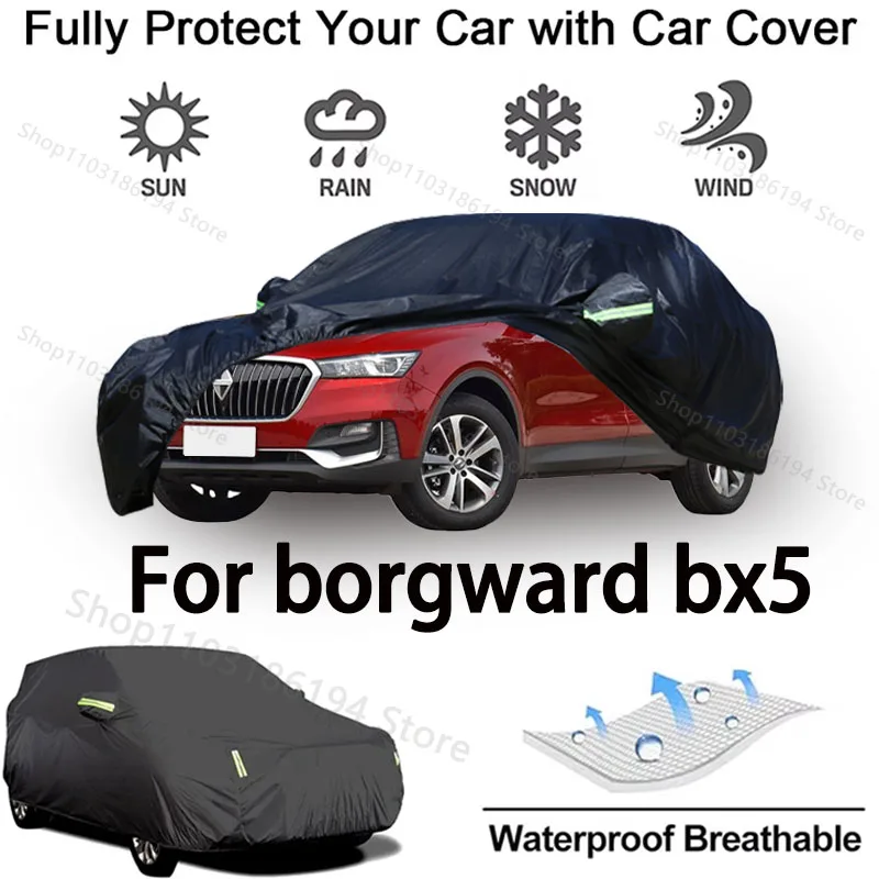Full Car Cover For Borgward BX5 Outdoor Protective Gear-Snowproof, Sunshield, Waterproof and Dustproof Automobile Accessories
Full Car Cover For Borgward BX5 Outdoor Protective Gear-Snowproof, Sunshield, Waterproof and Dustproof Automobile Accessories