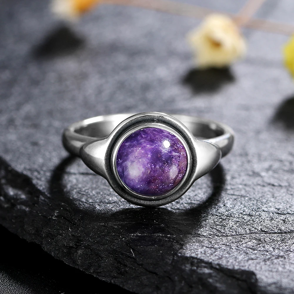 New 8MM Oval Natural Stone Rings for Women Vintage Fine Jewelry Moonstone Turquoise Laqbradorite Charoite Silver Ring Party Gift 
New 8MM Oval Natural Stone Rings for Women Vintage Fine Jewelry Moonstone Turquoise Laqbradorite Charoite Silver Ring Party Gift