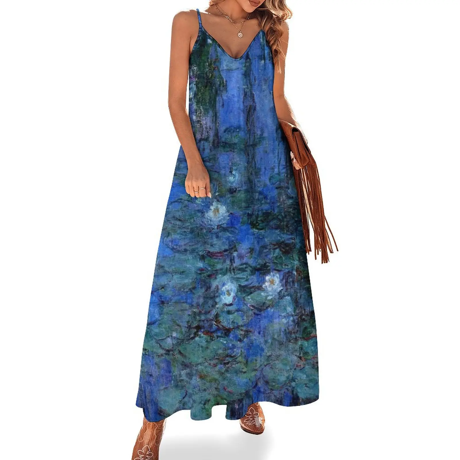 Water Lilies Monet vibrant blue Sleeveless Dress Prom gown summer women's suit summer dresses womens 2025
Water Lilies Monet vibrant blue Sleeveless Dress Prom gown summer women's suit summer dresses womens 2025